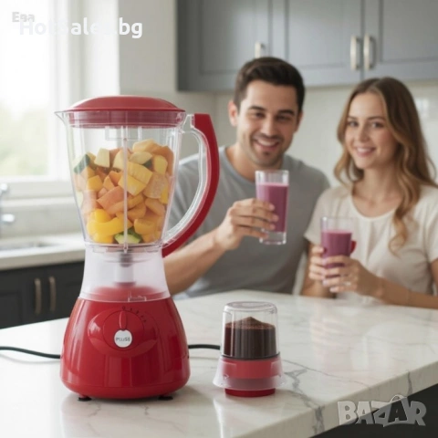 Блендер HOMELUX HY-Y44 Smoothie Maker, 1.5 литра, снимка 4 - Блендери - 54029630