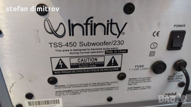 Infinity tss-450 , снимка 12 - Тонколони - 33707331