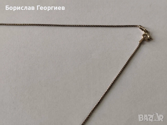 Сребърно колие 925, снимка 3 - Колиета, медальони, синджири - 52883242