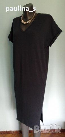 Памучна еластична рокля тип туника "a - armiesays" / универсален размер , снимка 1 - Рокли - 37266093