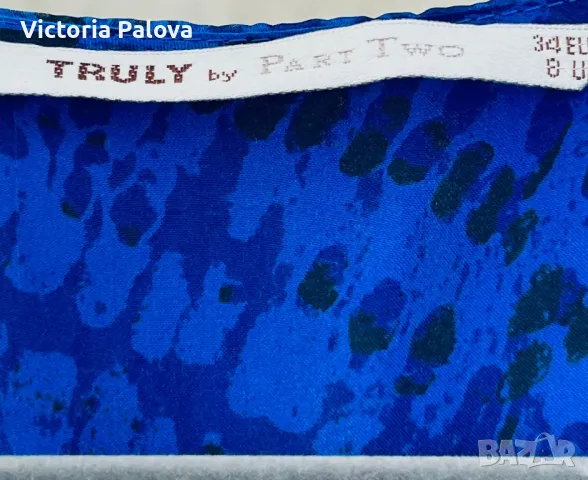 Красива копринена рокля Дания, снимка 3 - Рокли - 47456367