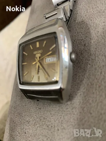 Ретро автоматичен часовник Seiko 5 (TV Case) – Винтидж японска класика, снимка 2 - Мъжки - 56247620