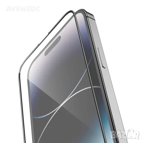 Стъклени протектори HOCO 5D G16 iPhone 14 Pro Max/комплект 10 броя, снимка 5 - Фолия, протектори - 48469934