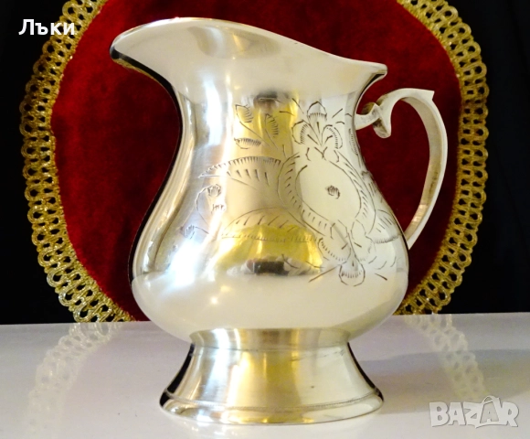 Блестяща бронзова кана,каничка,барок. , снимка 4 - Антикварни и старинни предмети - 51476707