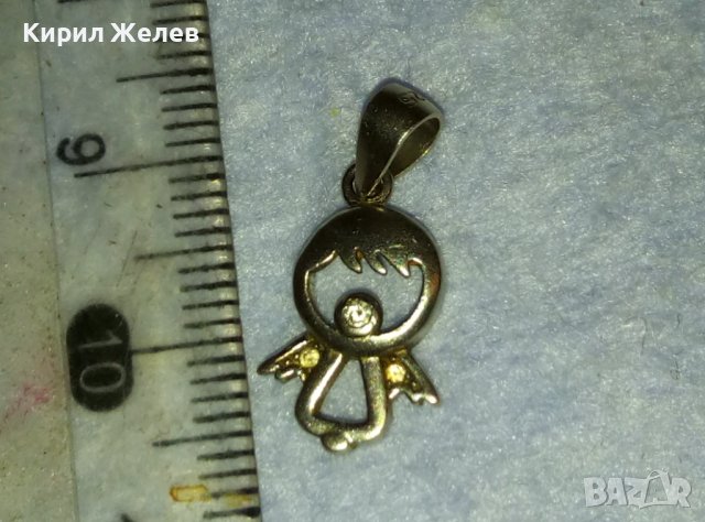 СРЕБЪРНА ФИГУРАЛНА АРТ ВИСУЛКА СРЕБРО 925 с ФАСЕТИРАНО ИСКРЯЩО КРИСТАЛЧЕ 40134, снимка 4 - Колиета, медальони, синджири - 42475901