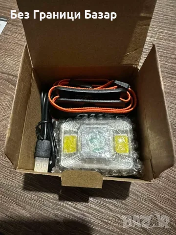 Нов LED челник OMERIL LD073 с USB зареждане за лов, риболов и къмпинг Мощен фенер за глава