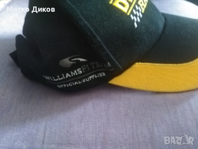 DeWalt Racing Williams F-1 team official supprlier -бейзболна шапка Формула 1 регулируема нова, снимка 5 - Други спортове - 44808693