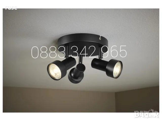 НОВИ! LED плафон с 3 крушки / осветително тяло за таван спот