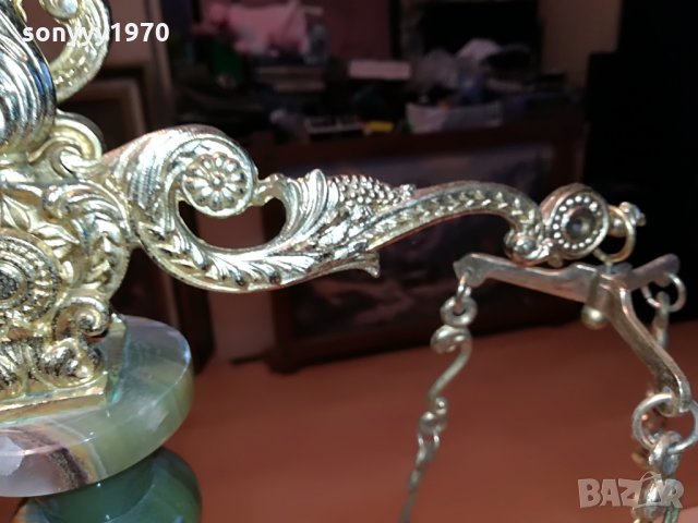 КИЧОЗНА ВЕЗНА-ЗЛАТО/МРАМОР-ВНОС ГЕРМАНИЯ 0708212125, снимка 15 - Антикварни и старинни предмети - 33753206
