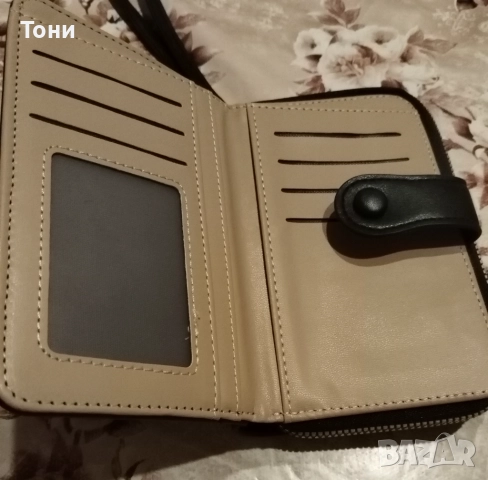 Ново Италианско Кожено Дамско Портмоне , снимка 5 - Портфейли, портмонета - 51852897