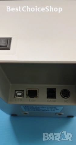 Термален Принтер Bisofice 80 mm, за касови бележки, скорост 220 mm/s, USB + Ethernet (LAN) с ESC/POS, снимка 5 - Принтери, копири, скенери - 54351094