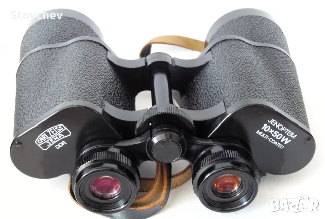 Бинокъл Carl Zeiss Jena Jenoptem 10x50w 1989г., снимка 2 - Екипировка - 56172251