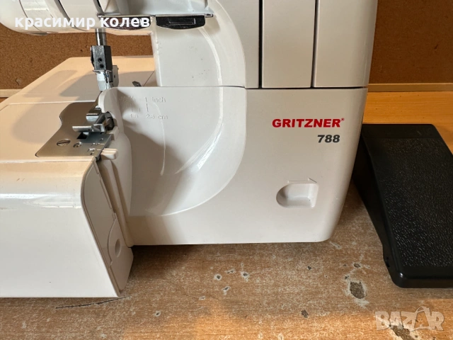 4 конечен оверлог "GRITZNER 788", снимка 3 - Шевни машини - 53908468