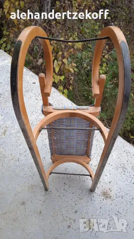 Дървена шейна шейни, снимка 3 - Зимни спортове - 47991741