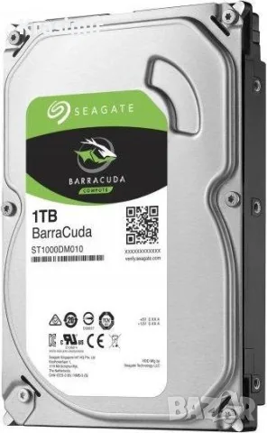 hdd hard disk hard drive хард диск Seagate BarraCuda 1TB sata на малко часове работа 