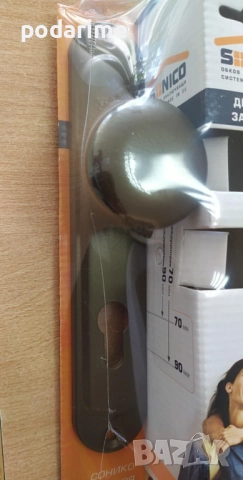 Дръжки с две активни топки, 70 мм, цвят:антик, снимка 2 - Входни врати - 51484220