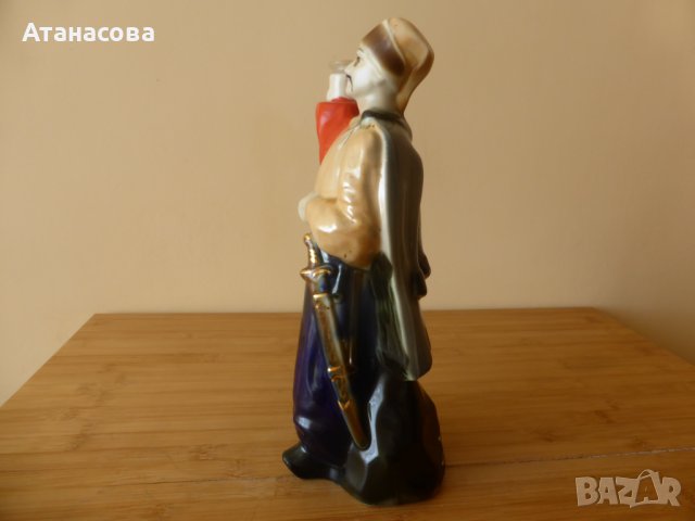 Порцеланова фигура-бутилка Украйна 1990 г 4, снимка 4 - Антикварни и старинни предмети - 44456853