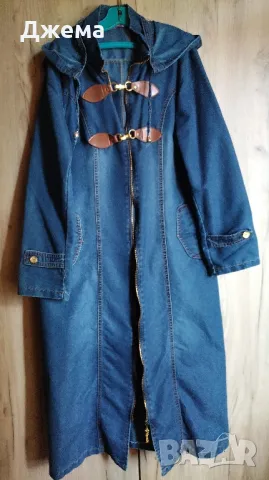 Дънково манто , снимка 4 - Палта, манта - 47665563