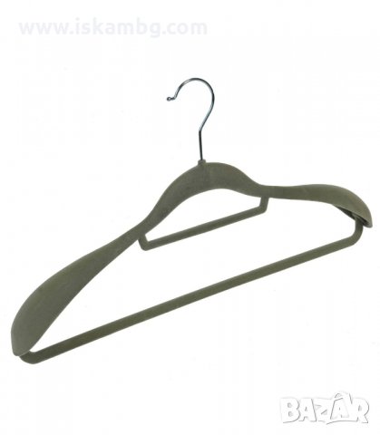 ЗАКАЧАЛКА ЗА ПАЛТА - СИВА - код 1152804