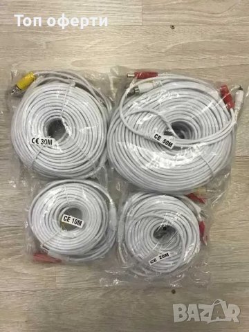 Кабели за видеонаблюдение и DVR ,кабел за видеокамера- Bnc / Rca / Dc