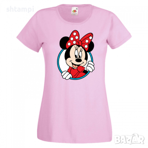 Дамска тениска Set for Couples Minnie 2 Подарък,Изненада,Рожден ден,