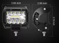 LED Офроуд Фарове Светлини за Кола и Мотоциклет 60W , снимка 1