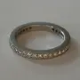 Оригинален Tiffany & Co. платинен пръстен с диаманти – PT950, снимка 6