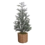 Заснежена коледна елха в саксия-Ø25x45 см./изкуствена коледна елха/елхичка, снимка 1
