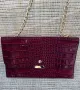 Красива чанта бордо, снимка 3