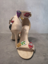 Дамски обувки на ток, официални, телесен цвят, номер 38, снимка 1 - Маратонки - 44614957