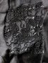 d.bari - черен вълнен пуловер с камъни, снимка 1 - Блузи с дълъг ръкав и пуловери - 33887628