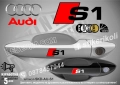 AUDI S8 стикери дръжки SKD-AU-S8, снимка 2