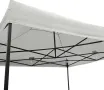 Бяла Сгъваема Градинска Шатра 3×3м тип Хармоника– стабилна, водоустойчива и лесна за разпъване, снимка 7