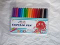 Флумастери Captain pen 18 цвята, снимка 1 - Ученически пособия, канцеларски материали - 37639134