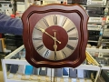 Немски стенен часовник J.schrenk с махало и тежести. Не работи, продава се за декорация или някой да, снимка 1