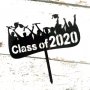 Class Of 2020 Клас на 2020 завършване топер украса табела за торта, снимка 1 - Други - 30000882