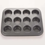 Тава за мъфини с 12 гнезда, с незалепващо покритие , снимка 3