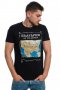 Нова мъжка тениска с трансферен печат България на три морета, карта, снимка 6