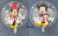 Мики Мини Маус Mickey Minnie прозрачен кръгъл найлонов фолио фолиев балон хелий рожден ден, снимка 1 - Други - 30150071