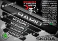 ПРАГОВЕ карбон SKODA фолио стикери skp1, снимка 8