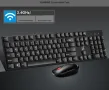 Безжични Wireless клавиатура и мишка за компютър KMT1, снимка 5