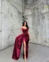 дълга рокля сатен , снимка 3
