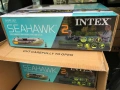 Надуваема лодка Seahawk 2 Intex, за 2 лица, размер 236×114 см, PVC, зелена, снимка 11
