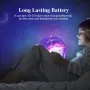 3D Galaxy Moon Lamp акумулаторна ЛЕД лампа с дистанционно, снимка 5