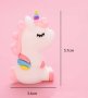 еднорог Unicorn пластмасова гумена фигурка играчка за игра и украса торта и др., снимка 2