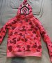 Суичър (блуза с качулка) Bape A Bathing Ape Pink Camo M L XL 2XL розов, снимка 8