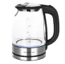 Стъклена електрическа кана Чайник Emerio 1.7L безжичен без BPA , снимка 4