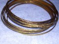 ЛОТ ТЪНКИ СТИЛНО ОРНАМЕНТИРАНИ СТОМАНЕНИ БРОНЗИРАНИ ГРИВНИ 37928, снимка 6