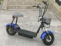 ЕЛЕКТРИЧЕСКИ СКУТЕР Maxmotors Little City Harley 1200W СИН, снимка 2