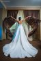 Булчинска рокля с воал и аксесоари за косата , снимка 1 - Сватбени рокли - 34151435